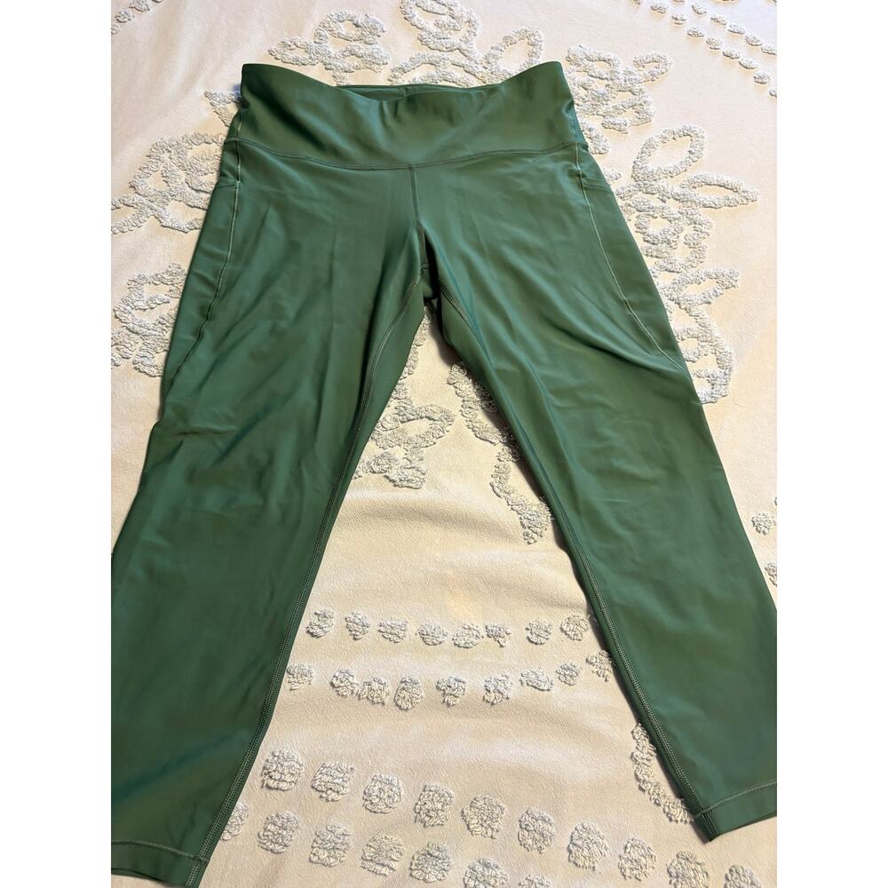 Athleta Forest Green Leggings XL